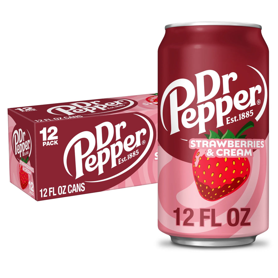 Dr Pepper Strawberries & Cream Soda - Classic Ready